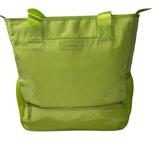Vera Bradley Handbags - Women's Vera Bradley Lime Green Preppy Poly NoSo Tote One Size NWT